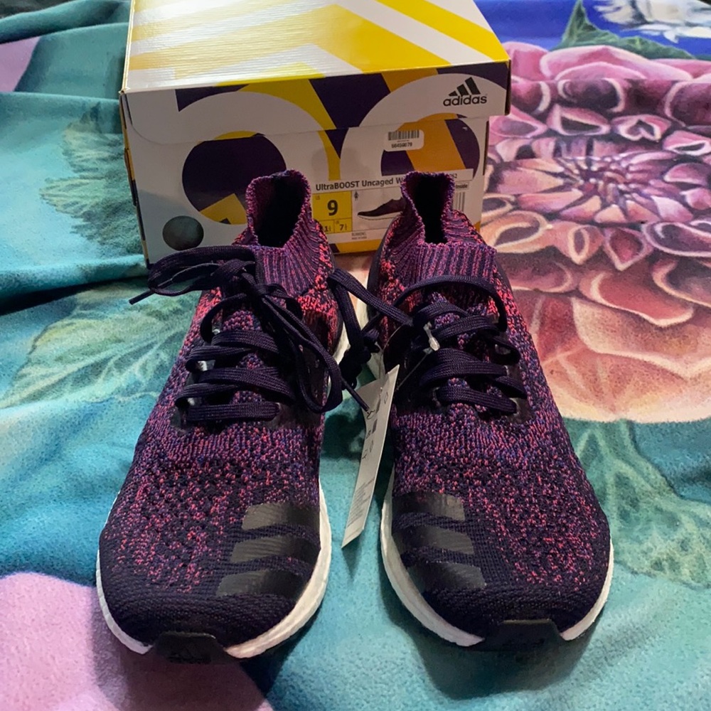 Adidas Ultraboost Uncaged Purple Pink Brand New In Box Never Worn :)